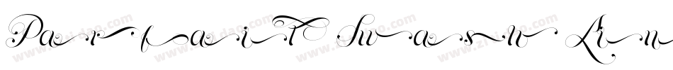 Parfait Swash Line字体转换
